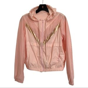 Generation Love Apricot Orange windbreaker Sz S/M